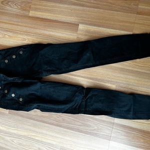 Ann taylor sailor style high rise black jeans